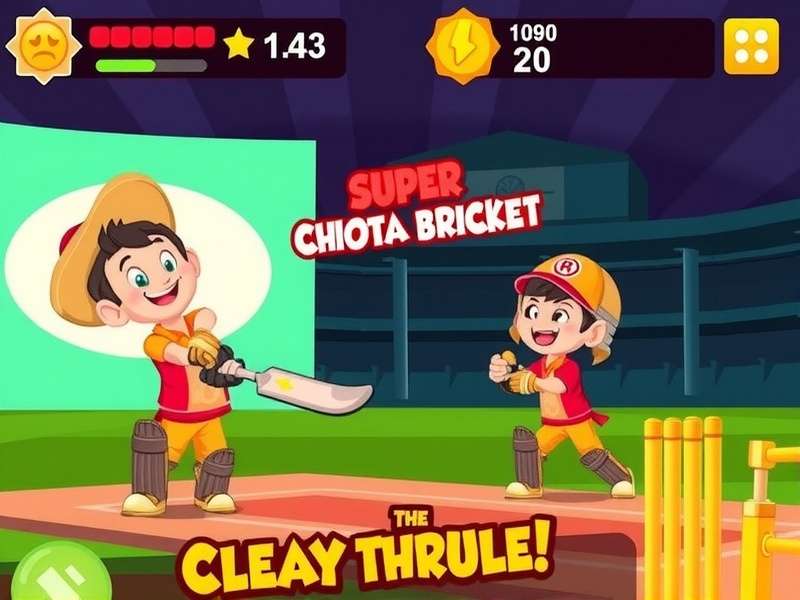 Super Chhota Bheem Cricket Gameplay Screenshot
